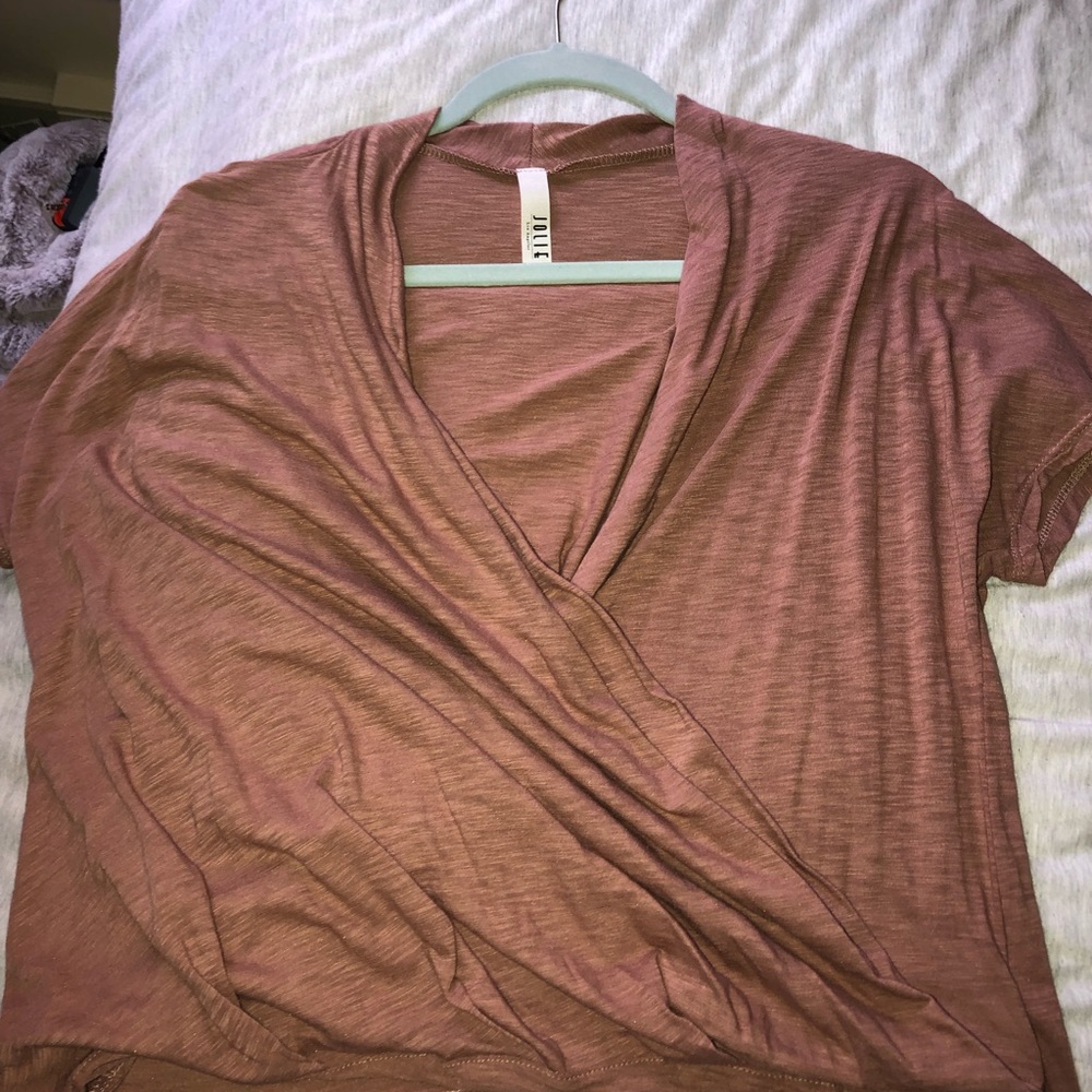 Trendy wrap style top